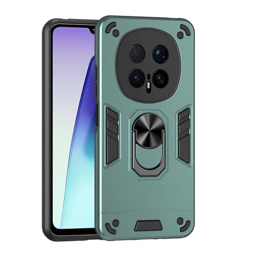 F�r Honor Magic 8 Pro Armor Magnet Ring Schutz Handy Schutz H�lle Gr�n