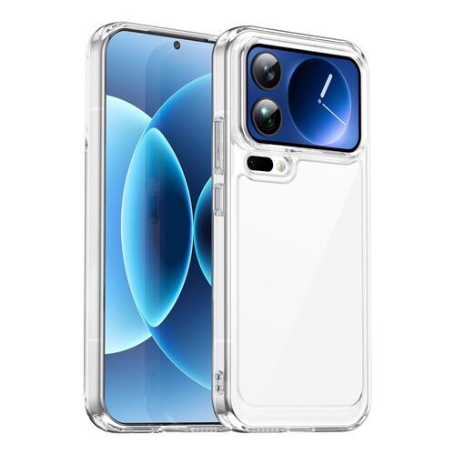 F�r Xiaomi 17 Pro Max Colorful Serie TPU Acryl Schutzh�lle Transparent
