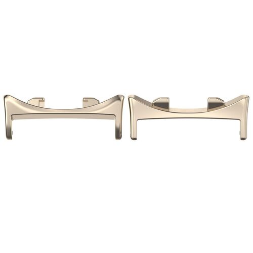 F�r Honor Watch Fit 2x Metall Verbindungsst�ck Band Connector Beige