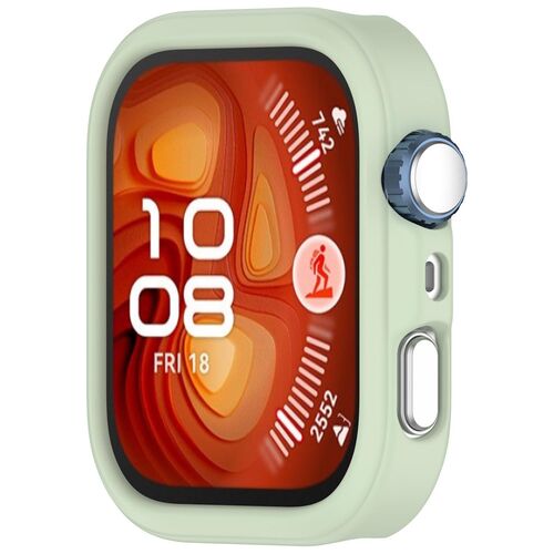 F�r Huawei Watch Fit 4 Soft Silikon Schutz H�lle Geh�use Hellgr�n