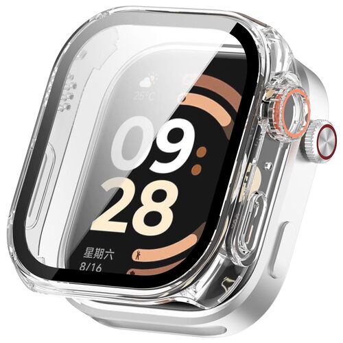 F�r Xiaomi Redmi Watch 6 Schutzglas H�lle Ultra 3 Design Transparent