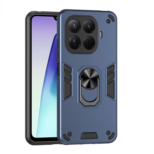 Magnet Ring Silikon f�r Xiaomi 15T Pro Armor Halter Schutz Blau