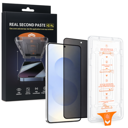 F�r Samsung Galaxy S26 5G SnapFit Privacy Glas mit Installationshilfe