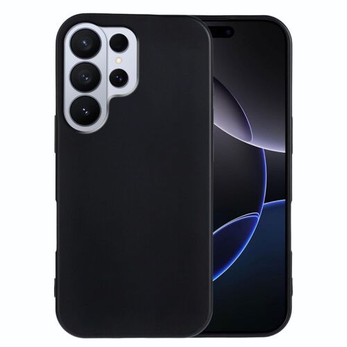 F�r Samsung Galaxy S26 Ultra TPU Silikon Schutz H�lle Flexibel Schwarz