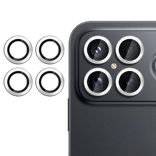 F�r Xiaomi Poco F8 Ultra Kalebol 9H Kamera Schutzglas D�nn Silber