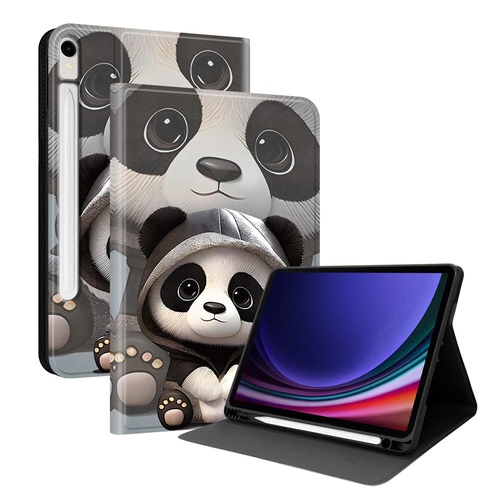 F�r Samsung Galaxy Tab S10 Lite / S10 FE / S9 Kunstleder Motiv Tasche