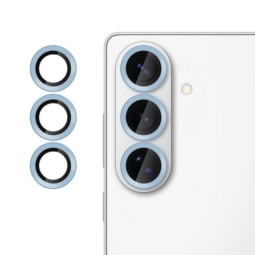 F�r Samsung Galaxy S26 5G Kalebol 9H Kamera Schutzglas D�nn Blau