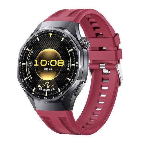 Silikon Armband f�r Huawei Watch GT 6 Pro Seamless Groove Schnellverschluss 