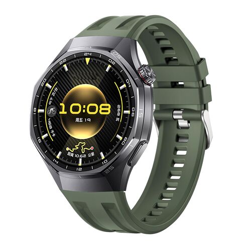 Silikon Armband f�r Huawei Watch GT 6 Pro Seamless Groove Schnellverschluss 