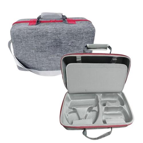 F�r PS5 Slim Tragetasche Doppel-Layer mit Kopfh�rerfach Grau