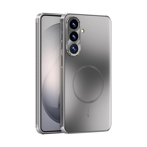 MagSafe f�r Samsung Galaxy S26 5G mit Linsenschutz & Bel�ftung Silber