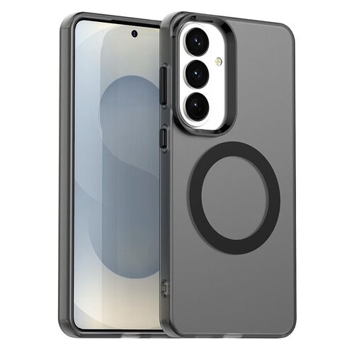 MagSafe f�r Samsung Galaxy S26 Plus Candy Design Hybrid TPU Schwarz