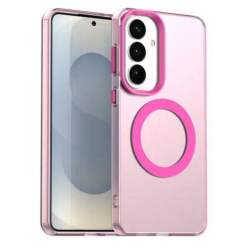 MagSafe f�r Samsung Galaxy S26 Plus Candy Design Hybrid TPU Pink