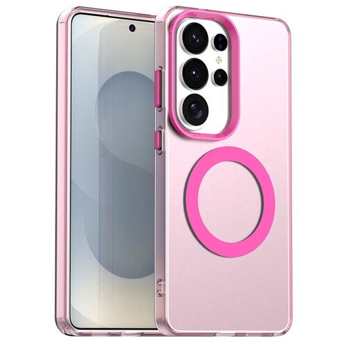 MagSafe f�r Samsung Galaxy S26 Ultra Candy Design Hybrid TPU Pink