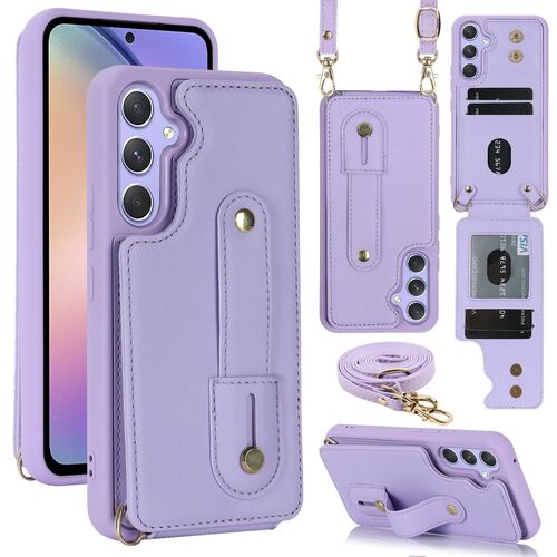 Handy H�lle Fliph�lle f�r Samsung Galaxy S26 Plus Ultra Kunstleder Umh�ngeband 