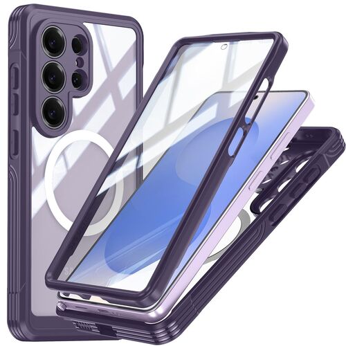 MagSafe Handyh�lle f�r Samsung Galaxy S26 S25 Plus Ultra 360 Grad Hybrid Bumper 