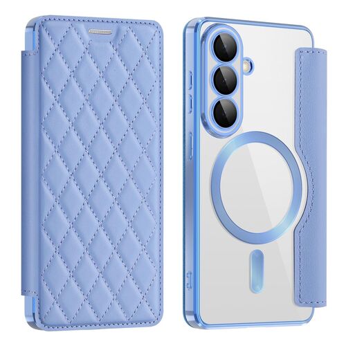 MagSafe f�r Samsung Galaxy S26 Kunstleder RFID Schutz Wallet H- Blau