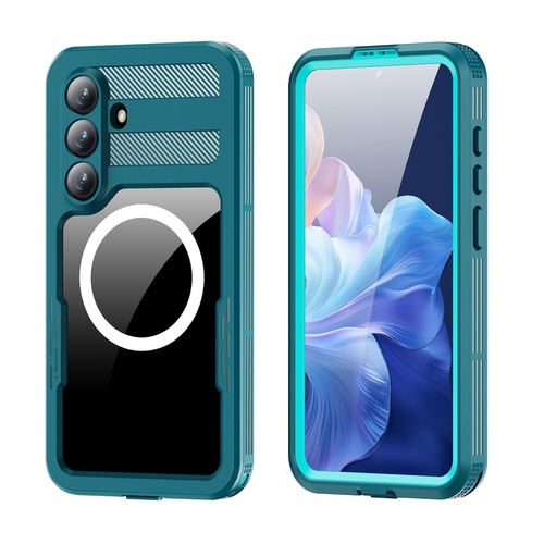 Magsafe Wasserdicht f�r Samsung Galaxy S26 5G Schutz Kunststoff Blau