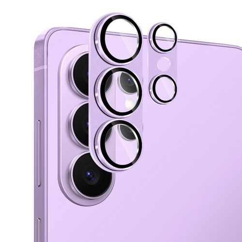 Linsenglas f�r Samsung Galaxy S26 Ultra Aluminium Ring 9H D�nn Lila