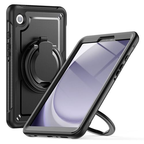 Outdoor f�r Samsung Galaxy Tab A11 / A9 Griff & Schultergurt Schwarz