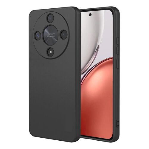 f�r Honor Magic 8 Lite TPU Silikon Slim D�nn Flexibel Schwarz