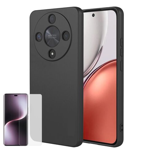 + Schutzglas f�r Honor Magic 8 Lite 2 in 1 TPU Schutz + 9H Hartglas