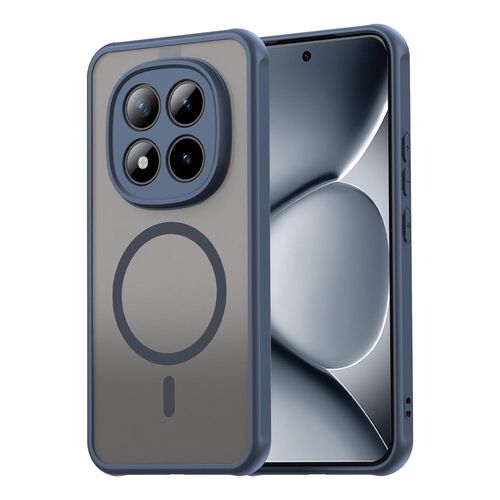 MagSafe f�r Xiaomi Redmi Note 15 Pro 5G Hybrid Kameraschutz Blau