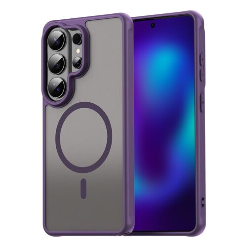 MagSafe f�r Samsung Galaxy S26 Ultra 5G Hybrid Kameraschutz Lila