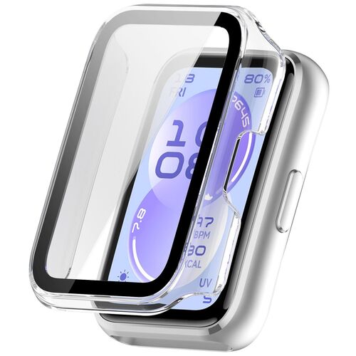 + Schutzglas f�r Huawei Band 11 / 11 NFC Kunststoff 9H Transparent