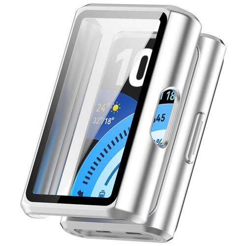 + Schutzglas f�r Huawei Band 11 Pro / 11 Pro NFC Kunststoff Silber