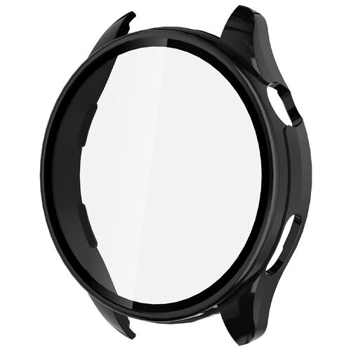 + Schutzglas f�r Xiaomi Watch 5 Full Cover Kunststoff Geh�use Schwarz