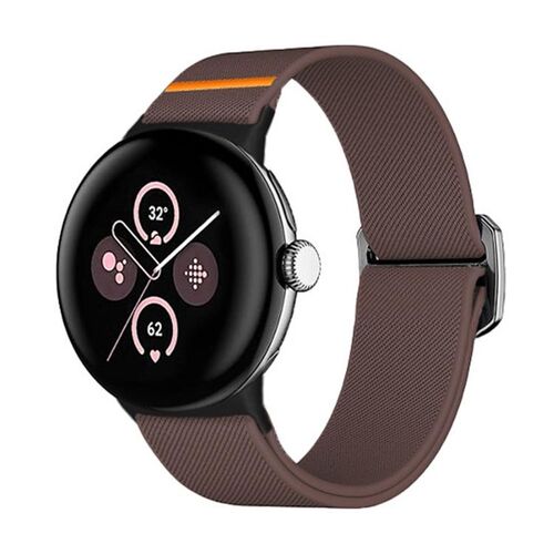Nylon f�r Google Pixel Watch 4 / 3 45mm Elastisch Verstellbar D- Lila