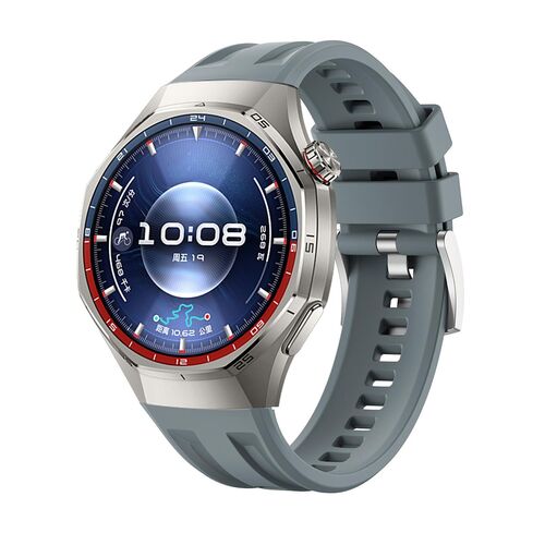 Silikon f�r Huawei Watch GT 6 Pro Seamless Connection Dunkelgrau