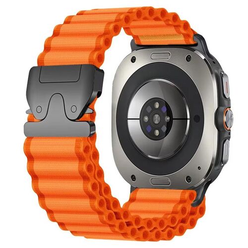 Nylon Outdoor f�r Samsung Galaxy Watch 8 / 8 Classic Ersatzband Orange