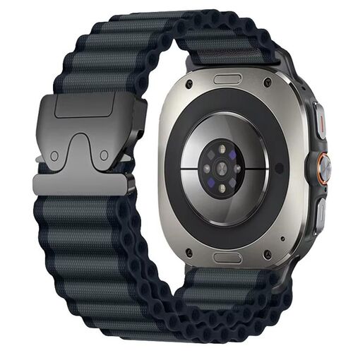 Nylon Outdoor f�r Samsung Galaxy Watch 8 / 8 Classic Ersatzband Grau