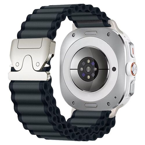 Nylon Outdoor f�r Samsung Galaxy Watch 8 / 8 Classic Ersatzband Grau