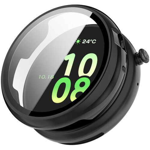 + Schutzglas f�r Honor Watch Fit Full Cover PC Schutz Geh�use Schwarz