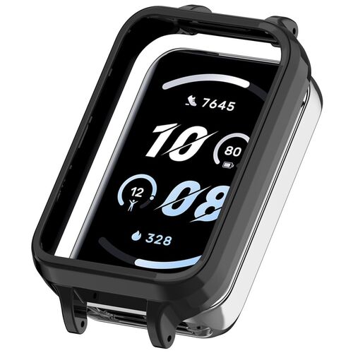 Kunststoff f�r Honor Band 10 Schutzcase Halbabdeckung Flexibel Schwarz