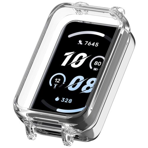 Kunststoff f�r Honor Band 10 Schutz Halbabdeckung Flexibel Transparent