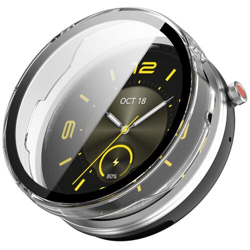 + Schutzglas f�r Honor Watch GS 5 / Fit Elegant Full Cover Transparent