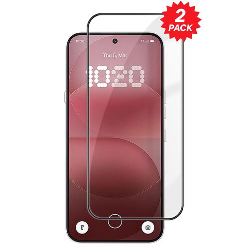 Full Cover 2x f�r Nothing Phone 4a Pro Bildschirmschutz 3D 9H Hartglas