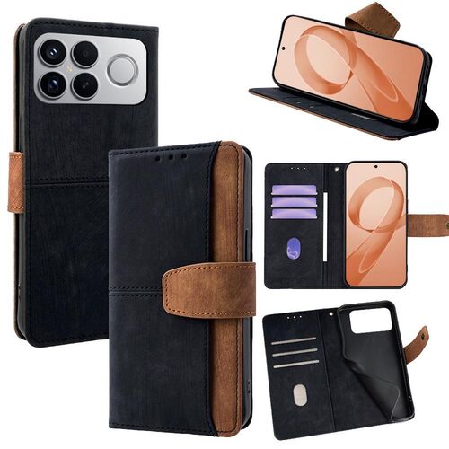 Klapph�lle f�r Xiaomi Poco F8 Ultra RFID Schutz mit Kartenfach Schwarz
