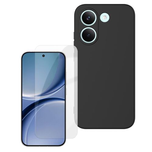 + Schutzglas f�r Xiaomi Poco X8 Pro in 1 TPU Schutz + 9H Hartglas