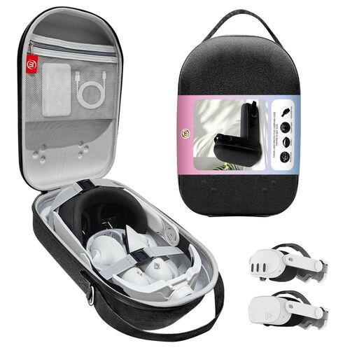 Transport Tasche Meta Quest 3 VR Headset Case Schwarz
