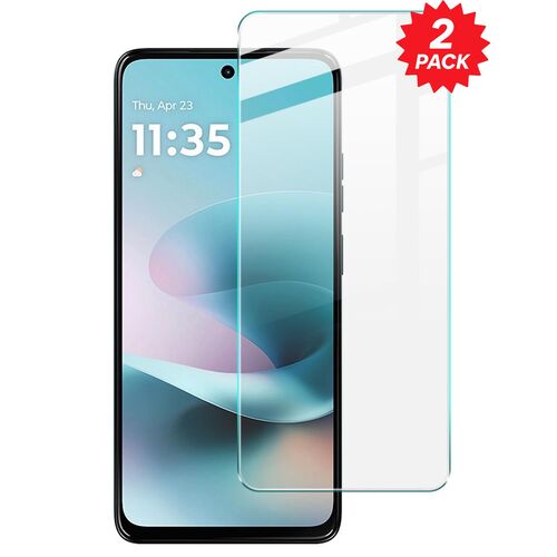2x f�r Motorola Moto G67 / Moto G77 Bildschirmschutz 9H HD Hartglas