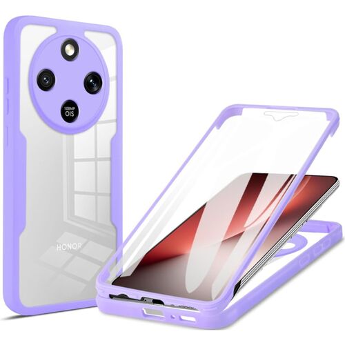 360 Grad f�r Honor Magic 8 Lite mit Display & Kameraschutz Lila