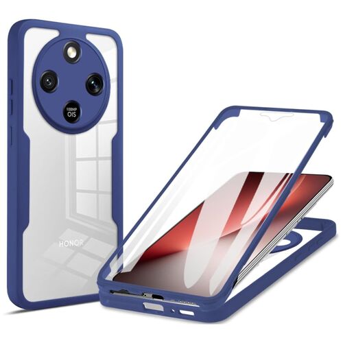 360 Grad f�r Honor Magic 8 Lite mit Display & Kameraschutz Blau