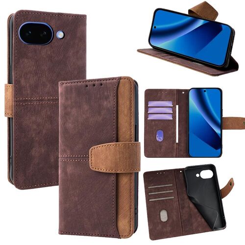 Handy H�lle Klapph�lle f�r Google Pixel 10a RFID Schutz mit Kartenfach Cover 