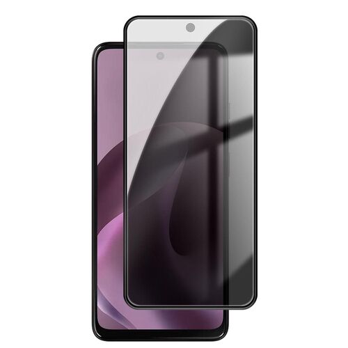 Privacy 1x f�r Motorola Moto G17 / G15 / Power 9H Hartglas Blickschutz