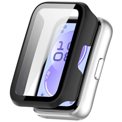 + Schutzglas f�r Huawei Band 11 / 11 NFC Kunststoff 9H Matt Schwarz